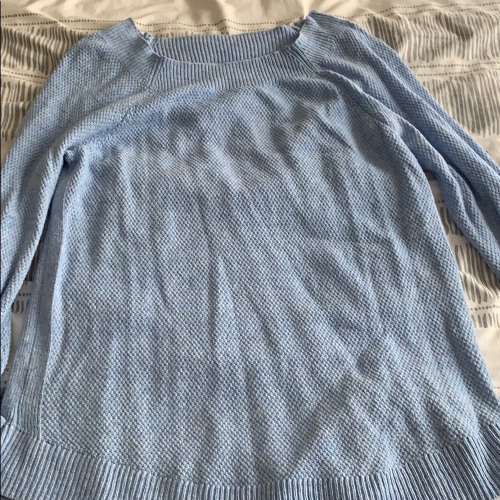 Loft long sleeved blue sweater